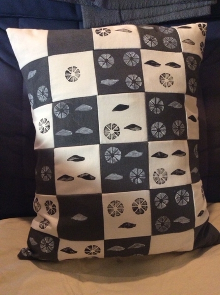 Morse Code cushion